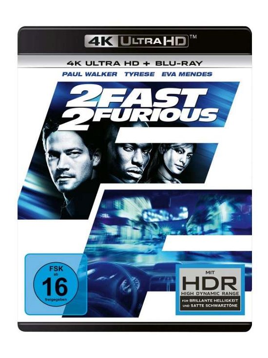 Cover for Paul Walker,tyrese Gibson,eva Mendes · 2 Fast 2 Furious (4K UHD Blu-ray) (2018)