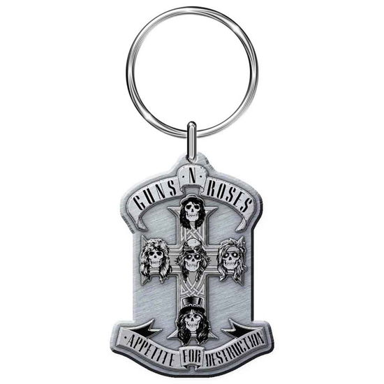 Guns N' Roses Keychain: Appetite (Enamel In-Fill) - Guns N Roses - Mercancía - Unlicensed - 5055339734411 - 28 de octubre de 2019