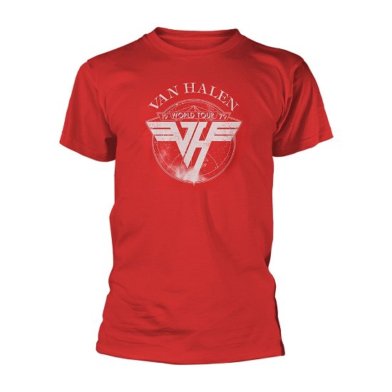 Cover for Van Halen · Van Halen Unisex T-Shirt: 1979 Tour (Back Print) (T-shirt) [size S] [Red - Unisex edition] (2019)