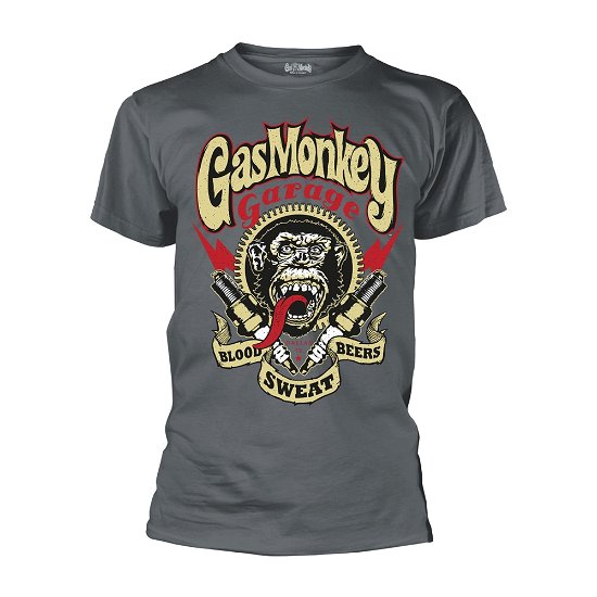 Cover for Gas Monkey Garage · Spark Plugs (Charcoal) (T-shirt) [size S] [Grey edition] (2020)