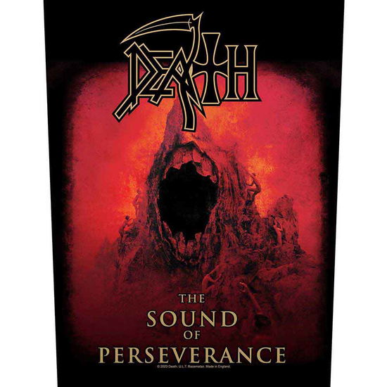 Death Back Patch: Sound Of Perseverance - Death - Gadżety - Razamataz - 5056365725411 - 10 listopada 2023