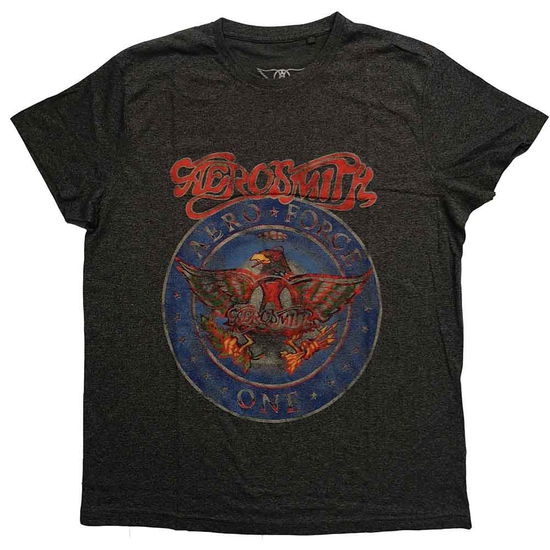 Aerosmith Unisex T-Shirt: Aero Force - Aerosmith - Marchandise -  - 5056368696411 - 