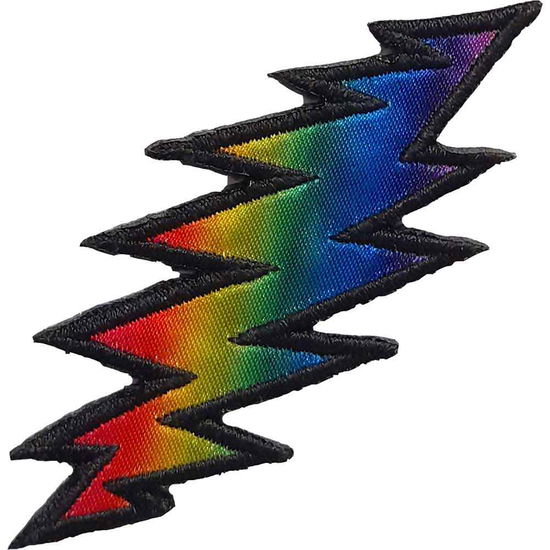 Grateful Dead Woven Patch: Lightning Rainbow (Standard) - Grateful Dead - Merchandise -  - 5056561000411 - 