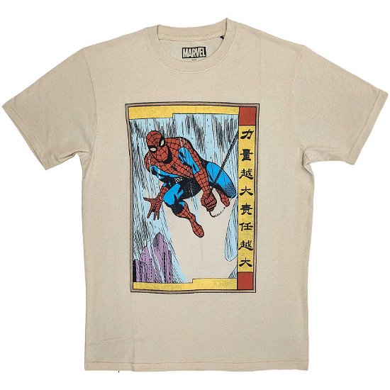 Marvel Comics Unisex T-Shirt: Spiderman Japanese - Marvel Comics - Mercancía -  - 5056561097411 - 