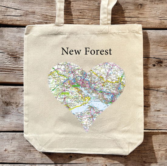 Cover for OS Map Premium Canvas Tote Bag - New Forest National Park (MERCH) (2025)