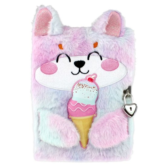 Cover for Tinka · Plush Diary - Cat W. Ice Cream (8-802153) (Spielzeug)