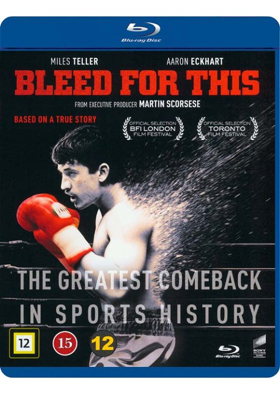 Cover for Miles Teller / Aaron Eckhart · Bleed for This (Blu-ray) (2017)