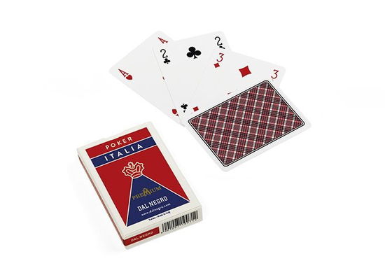 Carte Da Gioco Poker Italia Rosso - Dal Negro - Gadżety -  - 8001097210411 - 