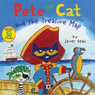 Cover for James Dean · Pete the Cat and the treasure map (Buch) [First edition. edition] (2017)