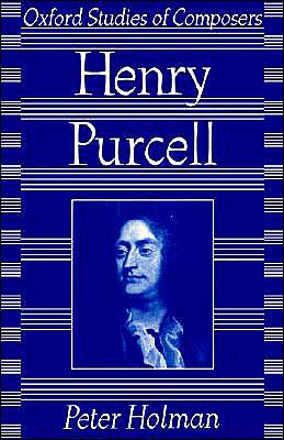 Cover for Holman · Purcell - Oxford Studies of Composers (Taschenbuch) (1994)