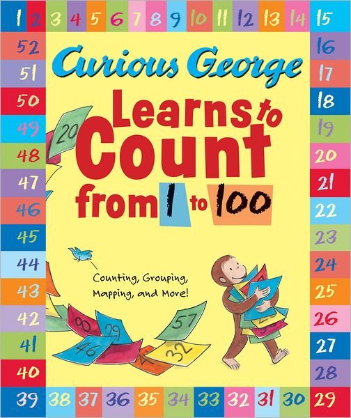 Curious George Learns to Count from 1 to 100 - Curious George - H. A. Rey - Bøger - HarperCollins Publishers Inc - 9780547138411 - 14. november 2011