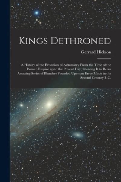 Cover for Gerrard Hickson · Kings Dethroned (Buch) (2022)