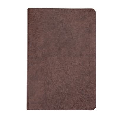 Cover for Csb Bibles by Holman · CSB Large Print Thinline Bible, Brown Bonded Leather (Leather Book) (2022)