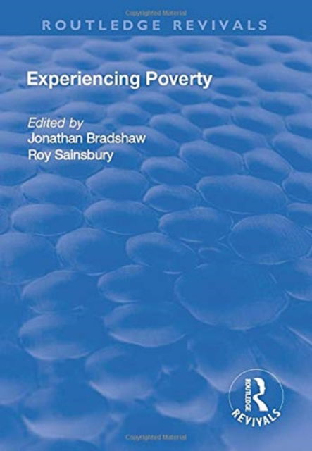 Cover for Jonathan Bradshaw · Experiencing Poverty - Routledge Revivals (Paperback Book) (2019)