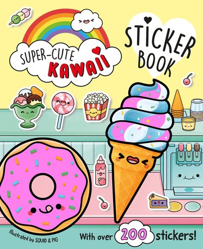 Cover for Farshore · Super-Cute Kawaii Sticker Book (Paperback Bog) (2022)