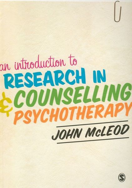 Cover for John McLeod · An Introduction to Research in Counselling and Psychotherapy (Taschenbuch) (2013)