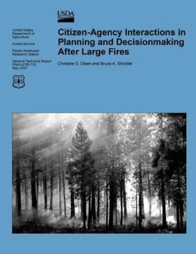 Cover for United States Department of Agriculture · Citizen-agency Interactions in Planning and Decionmaking After Large Fires (Paperback Bog) (2015)