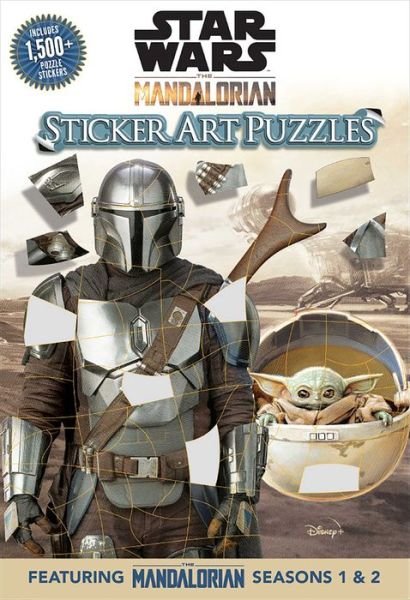 Cover for Editors of Thunder Bay Press · Star Wars: The Mandalorian Sticker Art Puzzles (Taschenbuch) (2021)