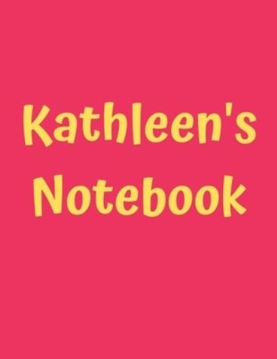 Cover for 99 Notes · Kathleen's Notebook (Pocketbok) (2019)