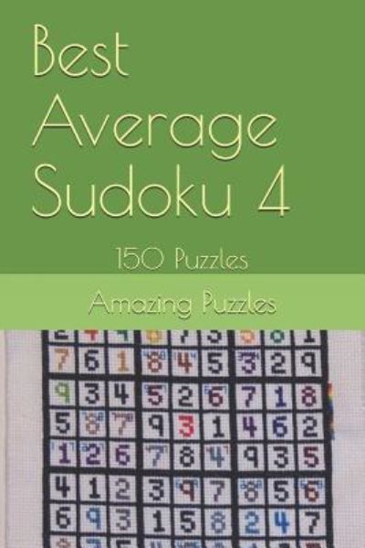 Cover for Amazing Puzzles · Best Average Sudoku 4 (Paperback Book) (2018)