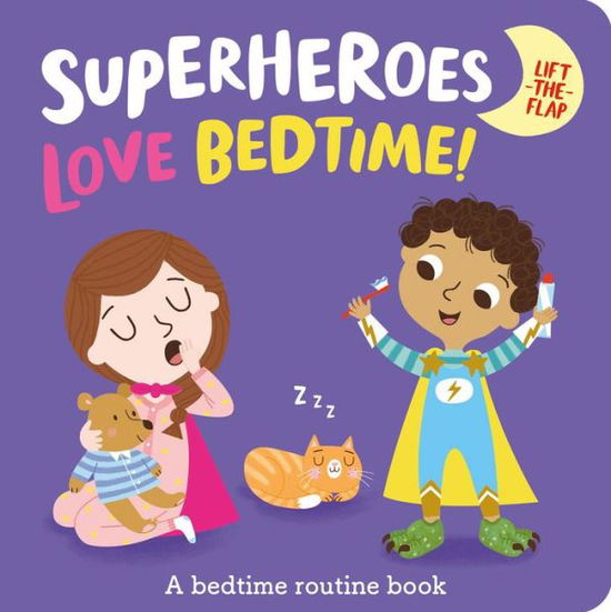 Cover for Katie Button · Superheroes Love Bedtime! (Board book) (2021)