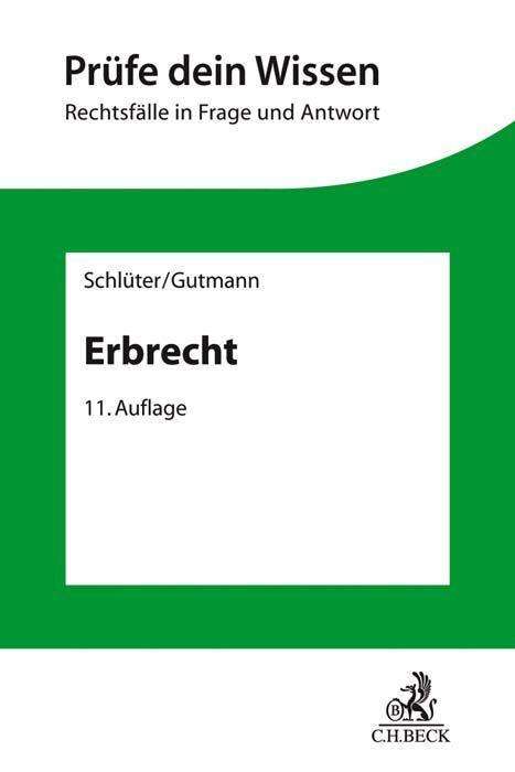 Cover for Schlüter · Erbrecht (Book)