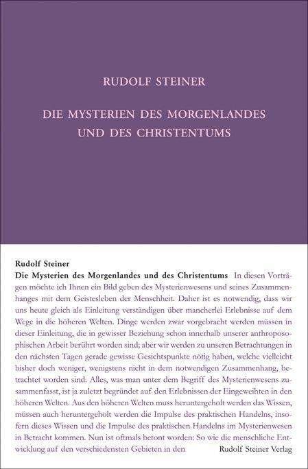 Cover for Steiner · Die Mysterien des Morgenlandes (Buch)
