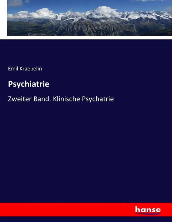 Cover for Kraepelin · Psychiatrie (Book) (2017)