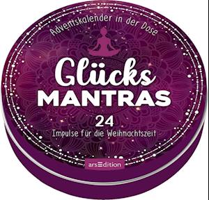 Adventskalender in der Dose. Glücksmantras -  - Książki - arsEdition - 9783845857411 - 8 października 2024