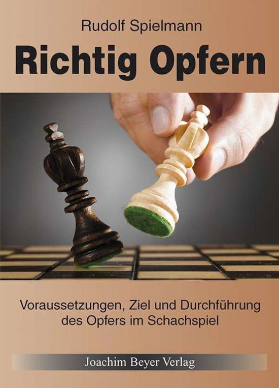 Cover for Rudolf Spielmann · Richtig Opfern (Hardcover Book) (2013)