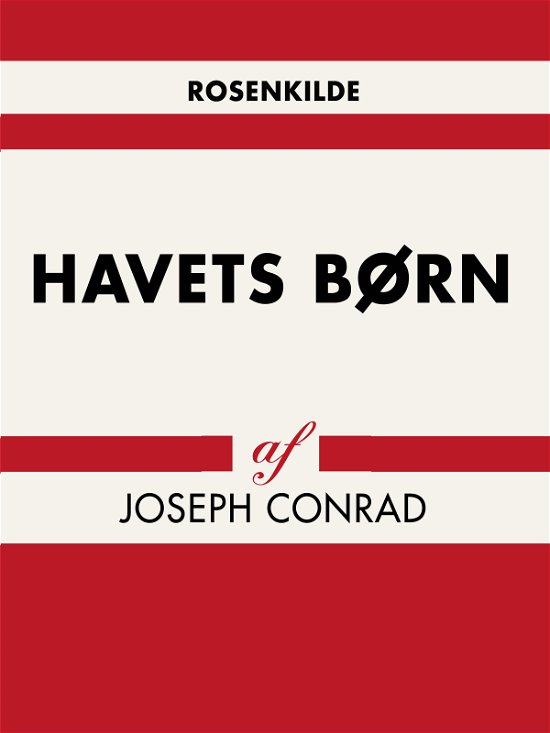 Cover for Joseph Conrad · Havets børn (Sewn Spine Book) [1st edition] (2018)