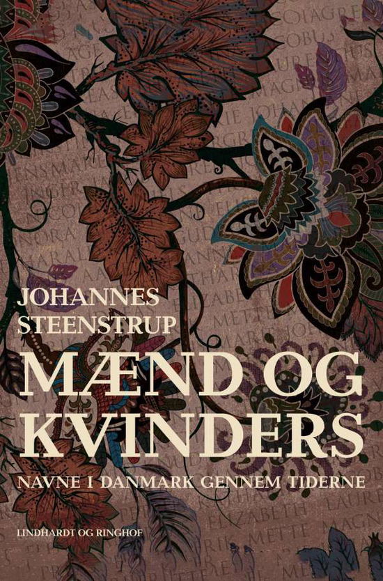 Cover for Johannes Steenstrup · Mænd og kvinders navne i Danmark gennem tiderne (Sewn Spine Book) [1st edition] (2021)