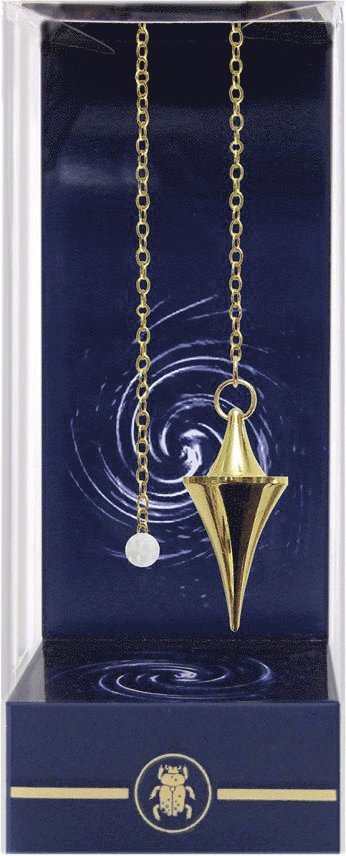 Cover for Deluxe Gold Cone Pendulum (Oracle cards) (2014)