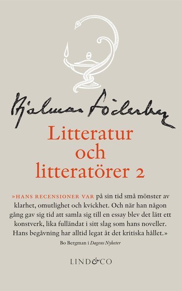 Cover for Hjalmar Söderberg · Litteratur och litteratörer 2. Litteraturkritik (Hardcover Book) (2017)