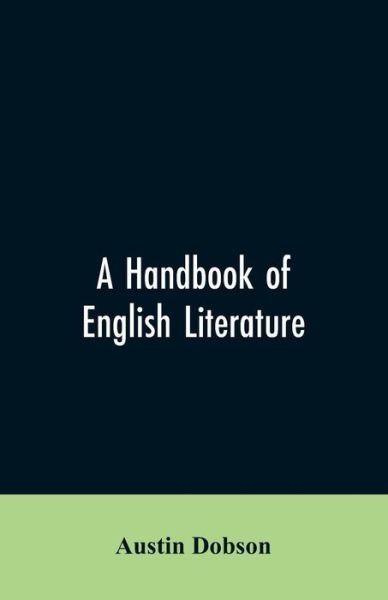 Cover for Austin Dobson · A handbook of English literature (Taschenbuch) (2019)