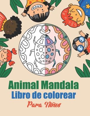 Cover for Shima Publishing · Animal mandala libro de colorear para ninos (Paperback Book) (2020)