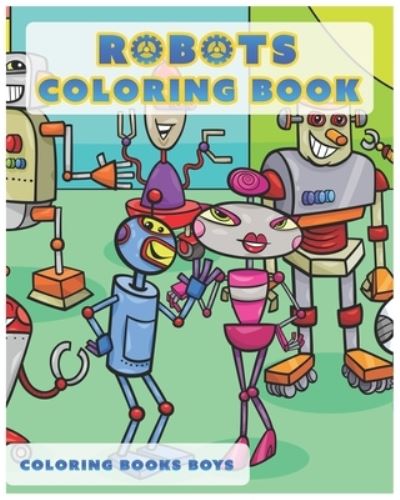 Cover for Maer Books · Robots Coloring Book (Paperback Book) (2020)