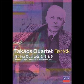 Cover for Takacs Quartet · Bartok: Strings Quartets 2-3-6 (DVD) (2006)
