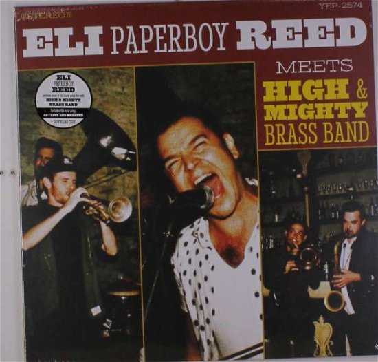 Cover for Eli Paperboy Reed · Meets High &amp; Mighty Brass Band (RSD 2018) (LP) [Reissue edition] (2018)