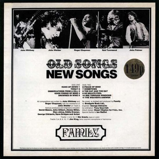 Cover for Family · Old Songs New Songs (LP) (2022)