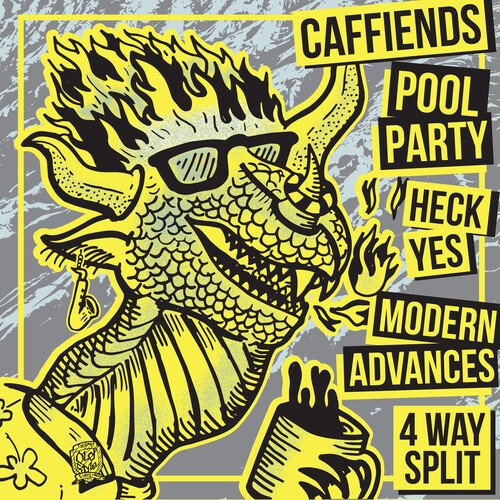 4-way Split - Caffiends & Heck Yes & Modern Advances - Music - SWAMP CABBAGE RECORD - 0760137421412 - November 6, 2020