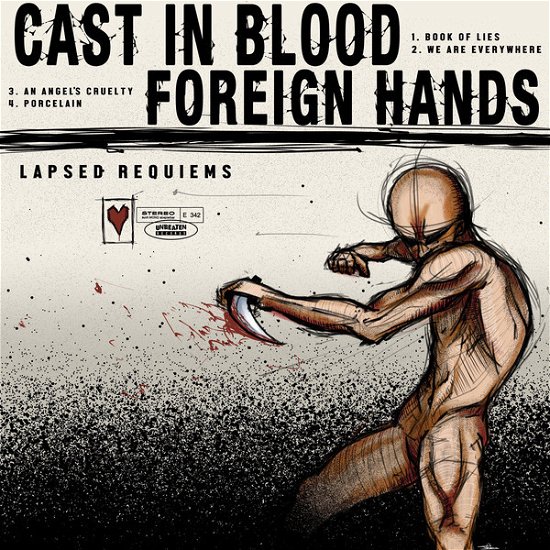 Cover for Cast in Blood / Foreign Hands · Lapsed Requiems (Red Vinyl) (10&quot;) (2020)