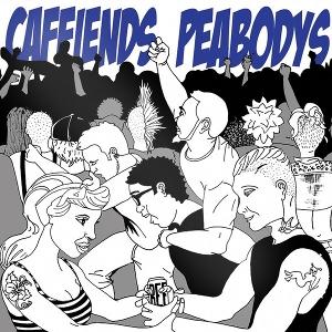 Cover for Caffiends / Peabody's · Split (LP) (2017)