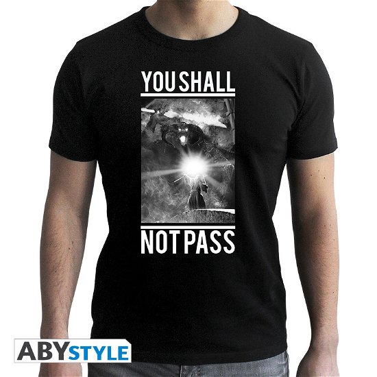LORD OF THE RINGS - Tshirt Not Pass man SS black - T-Shirt Männer - Merchandise -  - 3665361009412 - 7. februar 2019