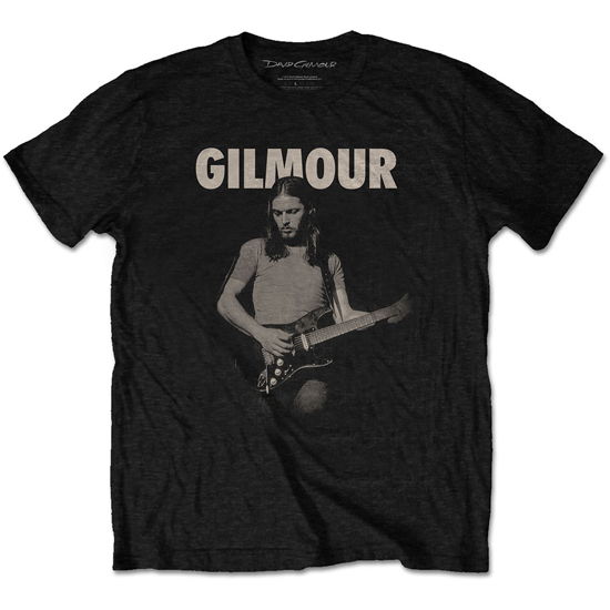 Cover for David Gilmour · David Gilmour Unisex T-Shirt: Selector 2nd Position (Black) (T-shirt) [size S] [Black - Unisex edition] (2019)