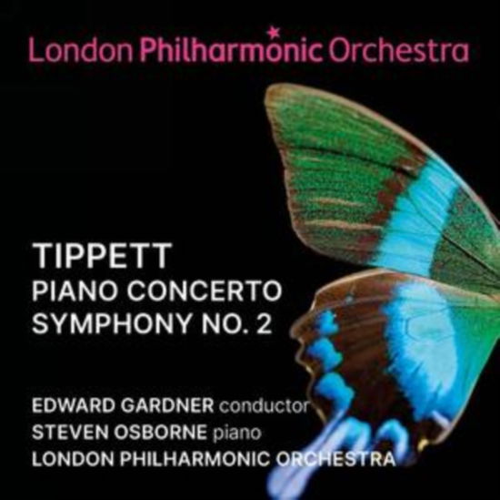 Cover for London Philharmonic Orchestra / Edward Gardner / Steven Osborne · Tippett: Piano Concerto &amp; Symphony No. 2 (Live) (CD) (2024)