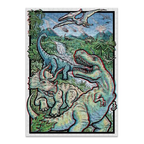 Dinosaurs 3D Jigsaw Puzzle (500 pieces) - Dinosaurs - Böcker - CLOUDBERRIES - 5060602330412 - 16 februari 2024