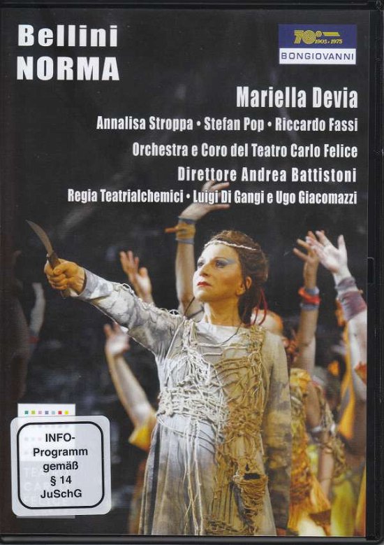 Cover for Bellini Vincenzo · Norma (DVD) (2019)