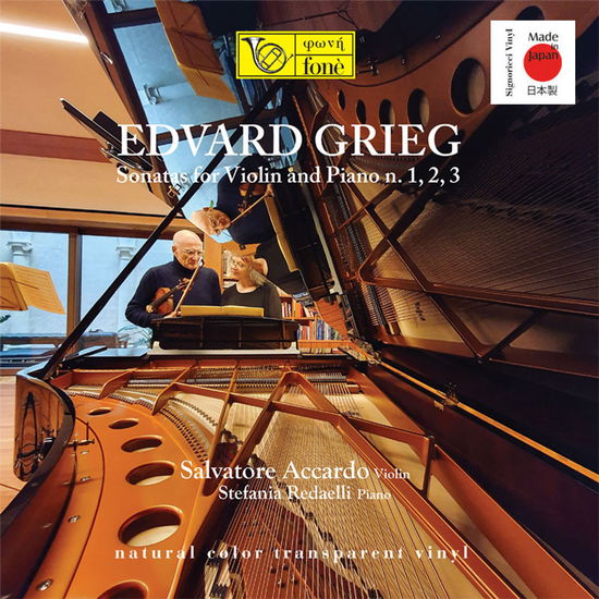 Grieg Sonatas For Violin And Piano - Salvatore Accardo - Musiikki - FONE - 8012871015412 - perjantai 16. kesäkuuta 2023