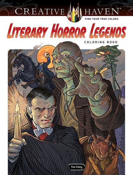 Cover for Tim Foley · Creative Haven Literary Horror Legends Coloring Book - Creative Haven (Paperback Book) (2022)